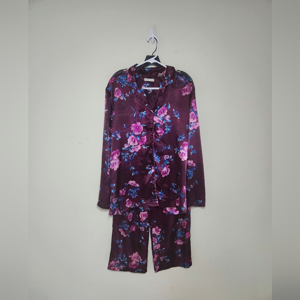 Women's Valerie Stevens Pajama Set Sz Large